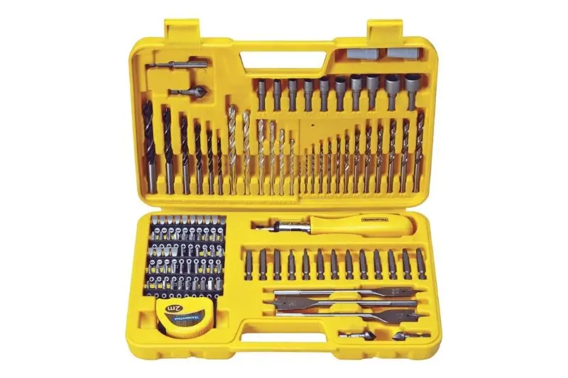 Jogo de Brocas e Bits Tramontina com Maleta – 110 Peças